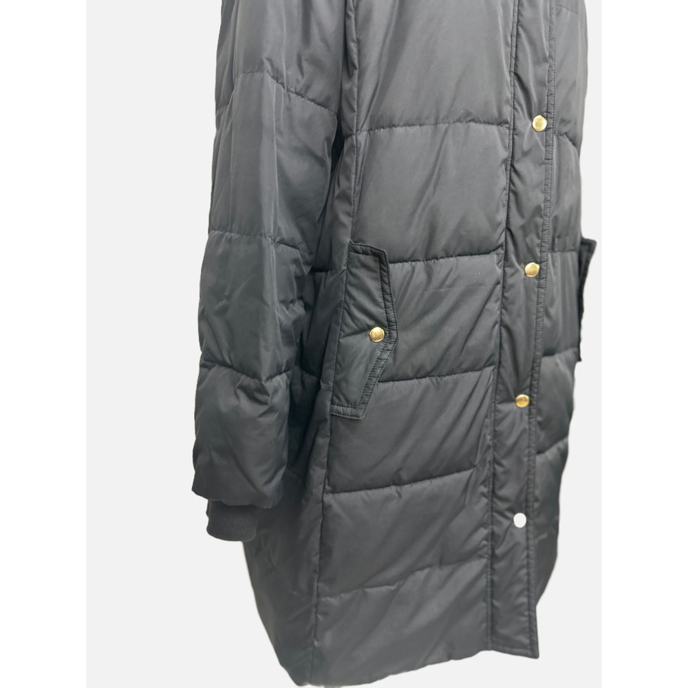 J. Crew Mercantile Long Puffer Coat Black J6870 Size 2X - Picture 8 of 12